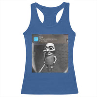 Italian Brainrot Tung Tung Tung Sahur Racerback Tank Top Internet Memes Ring with Motion