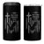 One Nation Under God 4 in 1 Can Cooler Tumbler American Flag Bald Eagle 4th Of July Patriotic Christian - Wonder Print Shop