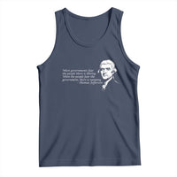 Thomas Jefferson Tank Top When Governments Fear The People There Is Liberty - Wonder Print Shop