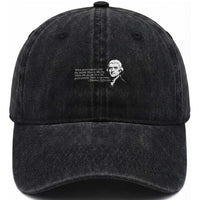 Thomas Jefferson Washed Cotton Baseball Cap When Governments Fear The People There Is Liberty