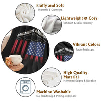Operation Midnight Hammer Throw Blanket Tactical Warfare Jets Bombers Military American Flag
