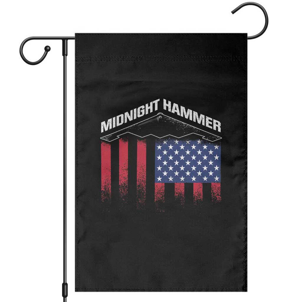 Operation Midnight Hammer Garden Flag Tactical Warfare Jets Bombers Military American Flag