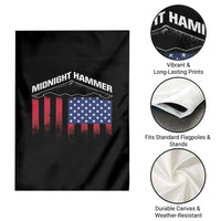 Operation Midnight Hammer Garden Flag Tactical Warfare Jets Bombers Military American Flag