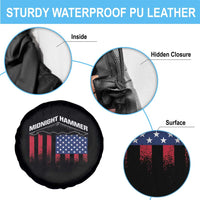 Operation Midnight Hammer Spare Tire Cover Tactical Warfare Jets Bombers Military American Flag