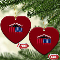 Operation Midnight Hammer Ceramic Ornament Tactical Warfare Jets Bombers Military American Flag