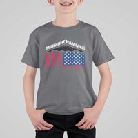 Operation Midnight Hammer T Shirt For Kid Tactical Warfare Jets Bombers Military American Flag