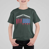 Operation Midnight Hammer T Shirt For Kid Tactical Warfare Jets Bombers Military American Flag