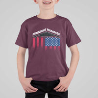 Operation Midnight Hammer T Shirt For Kid Tactical Warfare Jets Bombers Military American Flag