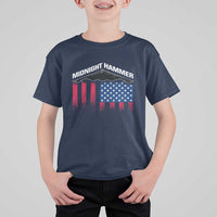 Operation Midnight Hammer T Shirt For Kid Tactical Warfare Jets Bombers Military American Flag