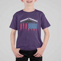 Operation Midnight Hammer T Shirt For Kid Tactical Warfare Jets Bombers Military American Flag