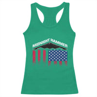 Operation Midnight Hammer Racerback Tank Top Tactical Warfare Jets Bombers Military American Flag