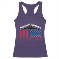 Operation Midnight Hammer Racerback Tank Top Tactical Warfare Jets Bombers Military American Flag