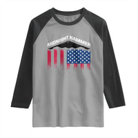 Operation Midnight Hammer Raglan Shirt Tactical Warfare Jets Bombers Military American Flag