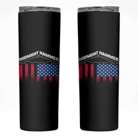 Operation Midnight Hammer Skinny Tumbler Tactical Warfare Jets Bombers Military American Flag