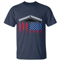 Operation Midnight Hammer T Shirt Tactical Warfare Jets Bombers Military American Flag