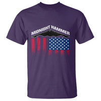 Operation Midnight Hammer T Shirt Tactical Warfare Jets Bombers Military American Flag