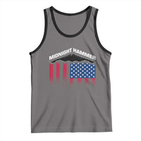 Operation Midnight Hammer Tank Top Tactical Warfare Jets Bombers Military American Flag