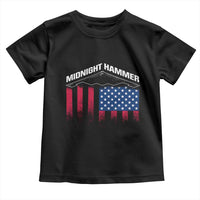 Operation Midnight Hammer Toddler T Shirt Tactical Warfare Jets Bombers Military American Flag