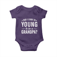 Funny Grandpa Baby Onesie Did I Look Too Young To Be A Grandpa - Wonder Print Shop