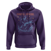 Coastal Cowgirl Hoodie Funny Western Country Rodeo Cowgirl Fishing - Wonder Print Shop