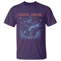 Coastal Cowgirl T Shirt Funny Western Country Rodeo Cowgirl Fishing - Wonder Print Shop