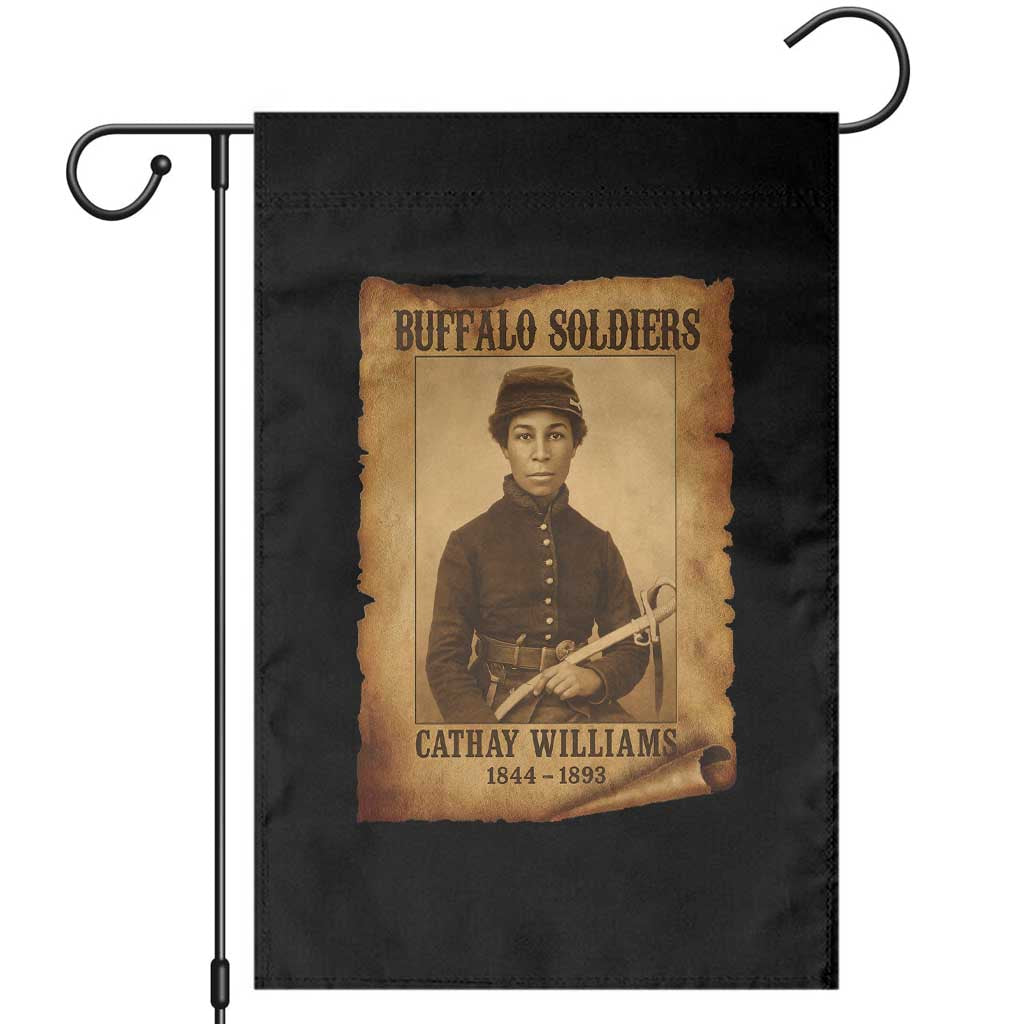 Cathay Williams Garden Flag Buffalo Soldier First African American Female Soldier - Wonder Print Shop