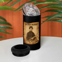 Cathay Williams 4 in 1 Can Cooler Tumbler Buffalo Soldier First African American Female Soldier - Wonder Print Shop