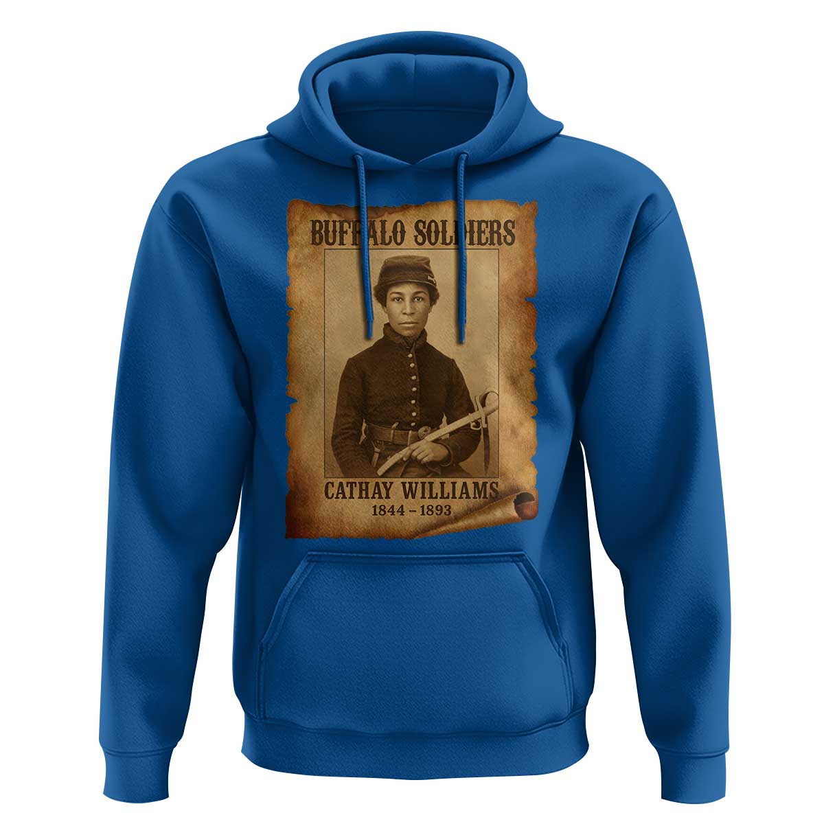Cathay Williams Hoodie Buffalo Soldier First African American Female Soldier - Wonder Print Shop