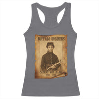 Cathay Williams Racerback Tank Top Buffalo Soldier First African American Female Soldier - Wonder Print Shop
