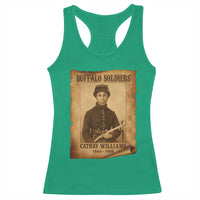 Cathay Williams Racerback Tank Top Buffalo Soldier First African American Female Soldier - Wonder Print Shop