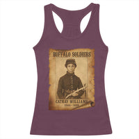 Cathay Williams Racerback Tank Top Buffalo Soldier First African American Female Soldier - Wonder Print Shop