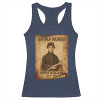 Cathay Williams Racerback Tank Top Buffalo Soldier First African American Female Soldier - Wonder Print Shop