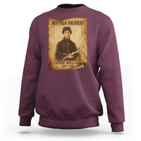 Cathay Williams Sweatshirt Buffalo Soldier First African American Female Soldier - Wonder Print Shop