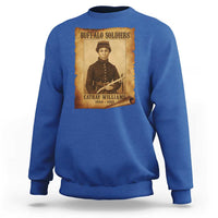 Cathay Williams Sweatshirt Buffalo Soldier First African American Female Soldier - Wonder Print Shop