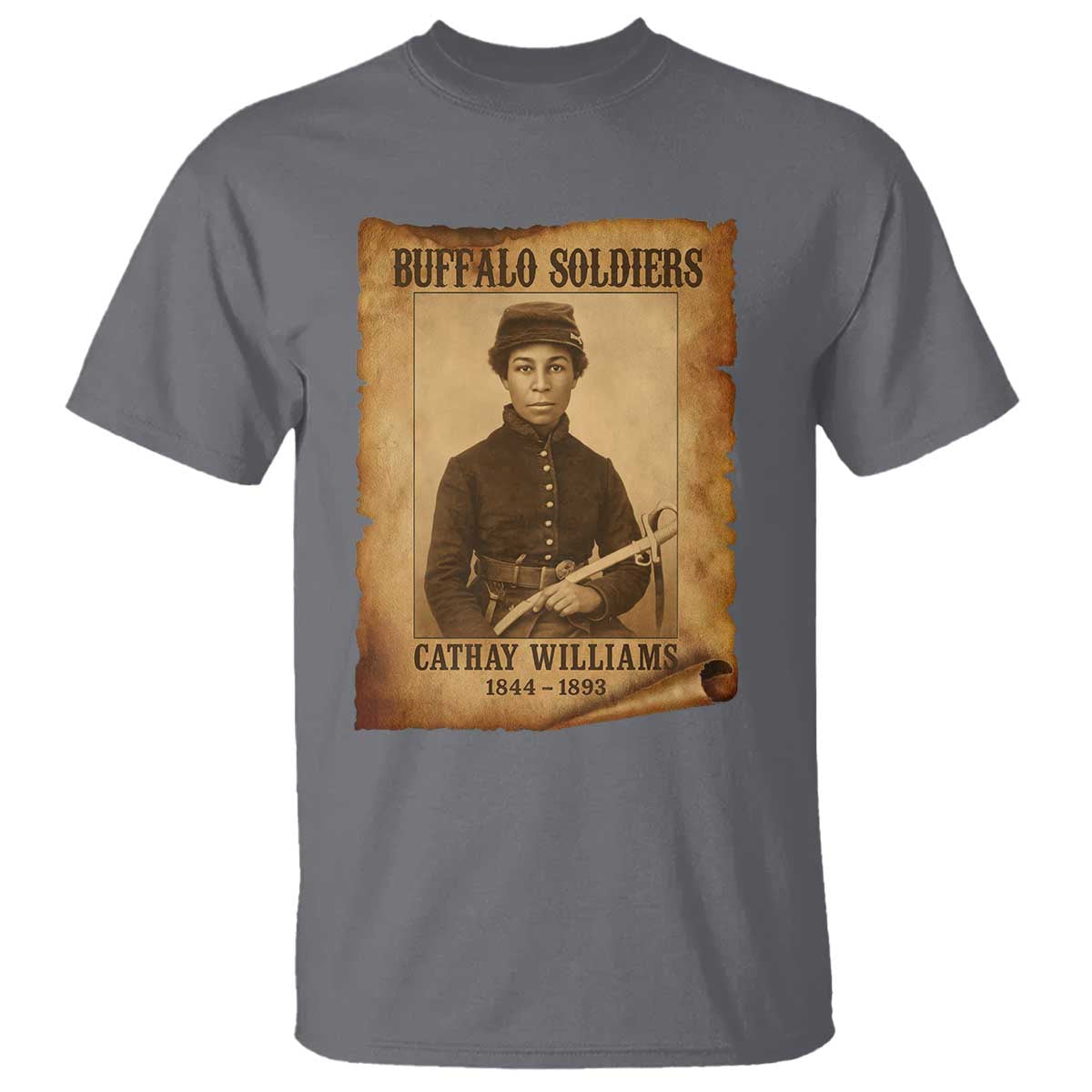 Cathay Williams T Shirt Buffalo Soldier First African American Female Soldier - Wonder Print Shop