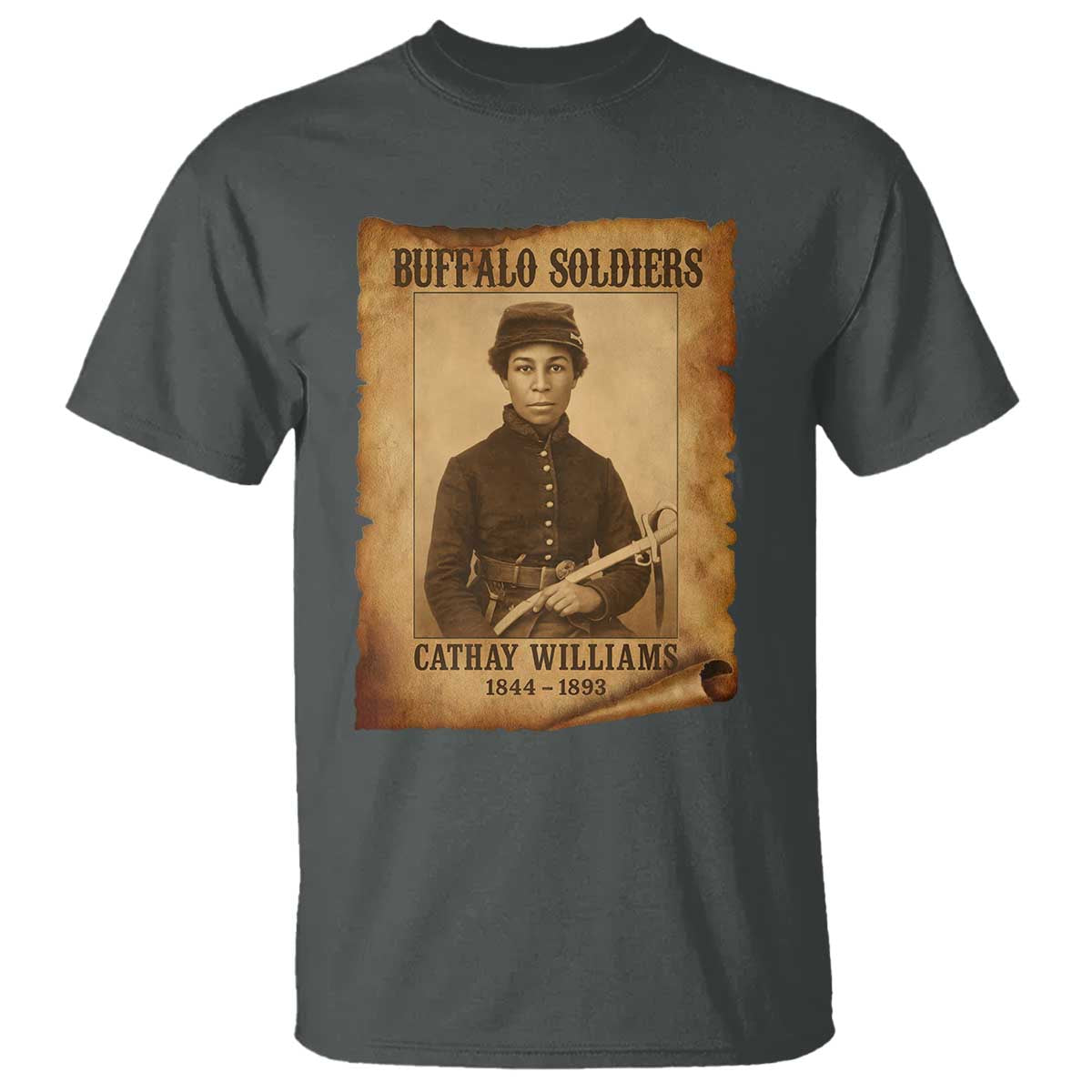 Cathay Williams T Shirt Buffalo Soldier First African American Female Soldier - Wonder Print Shop