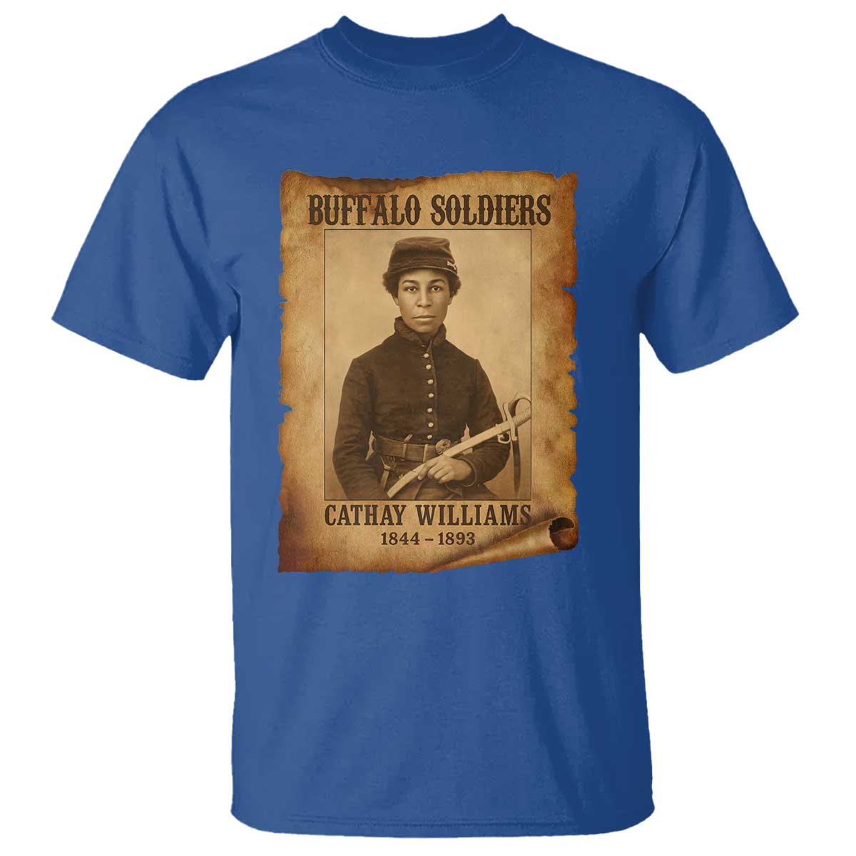 Cathay Williams T Shirt Buffalo Soldier First African American Female Soldier - Wonder Print Shop