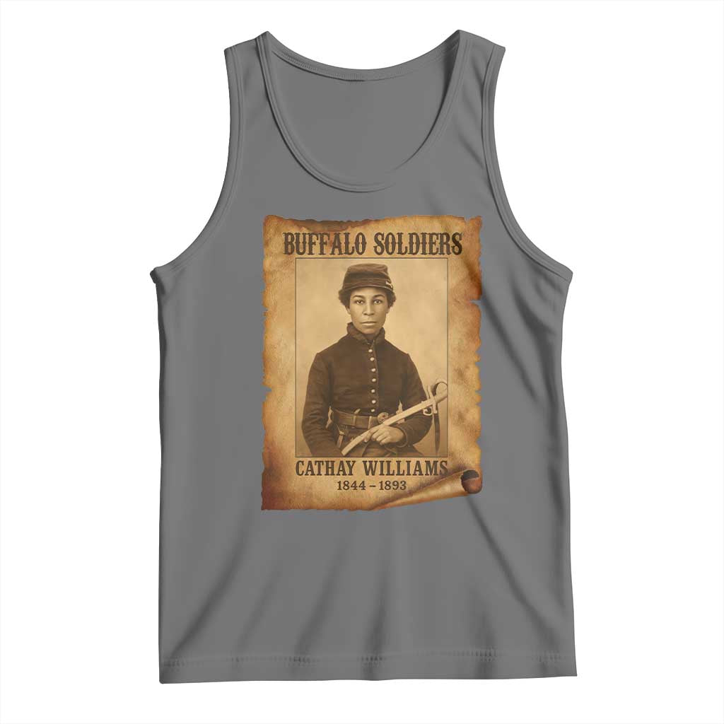 Cathay Williams Tank Top Buffalo Soldier First African American Female Soldier - Wonder Print Shop