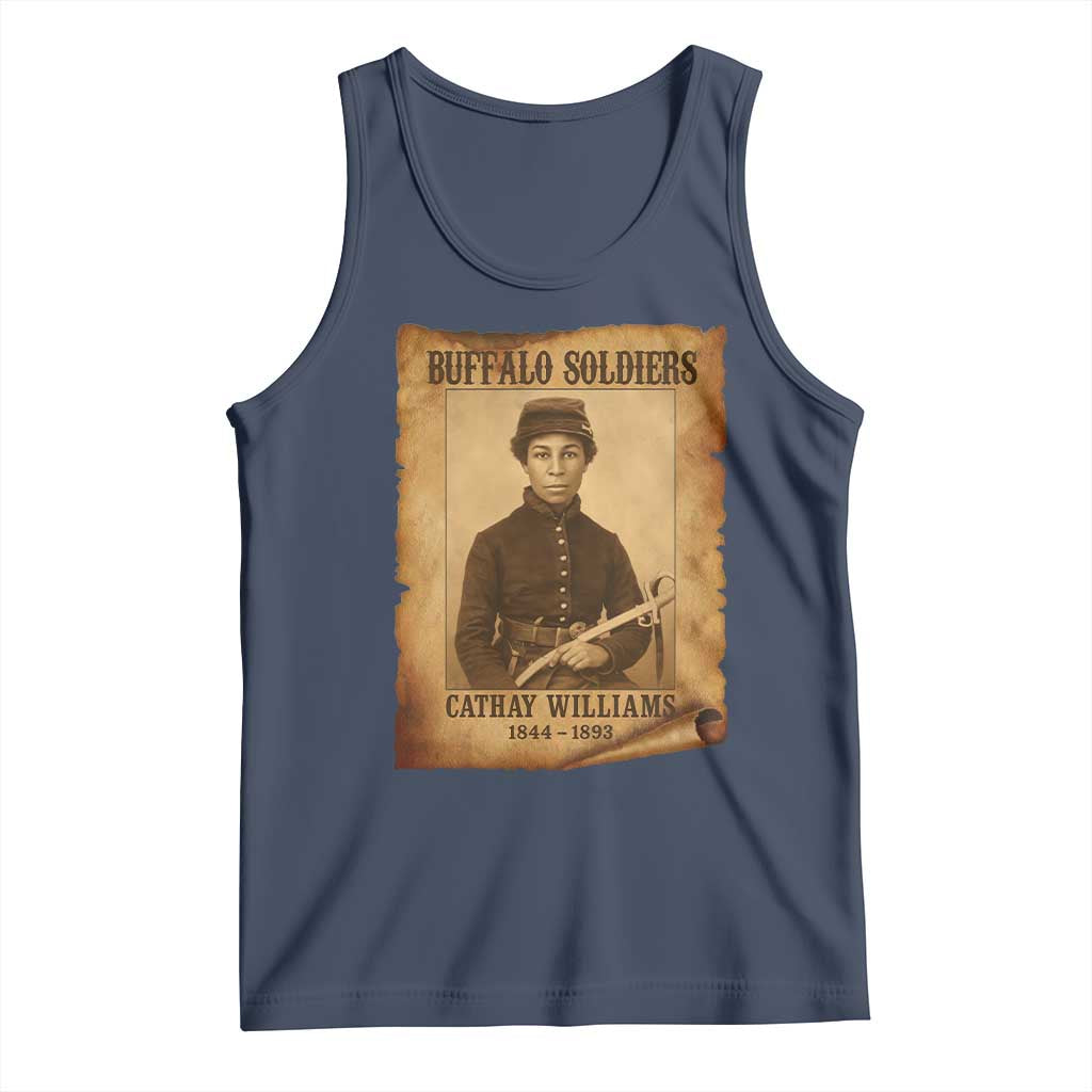 Cathay Williams Tank Top Buffalo Soldier First African American Female Soldier - Wonder Print Shop