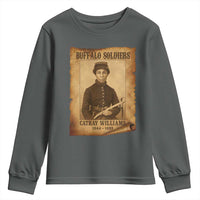Cathay Williams Youth Sweatshirt Buffalo Soldier First African American Female Soldier - Wonder Print Shop