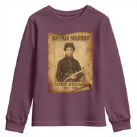 Cathay Williams Youth Sweatshirt Buffalo Soldier First African American Female Soldier - Wonder Print Shop