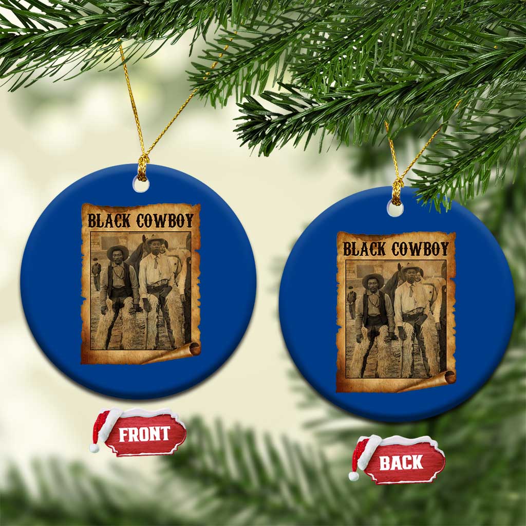 Black Cowboys Ceramic Ornament Vintage African American Western Black History - Wonder Print Shop