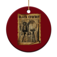 Black Cowboys Ceramic Ornament Vintage African American Western Black History - Wonder Print Shop