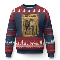 Black Cowboys Ugly Christmas Sweater Vintage African American Western Black History - Wonder Print Shop