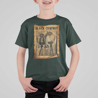 Black Cowboys T Shirt For Kid Vintage African American Western Black History - Wonder Print Shop