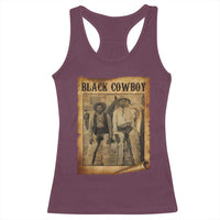 Black Cowboys Racerback Tank Top Vintage African American Western Black History - Wonder Print Shop