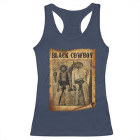 Black Cowboys Racerback Tank Top Vintage African American Western Black History - Wonder Print Shop