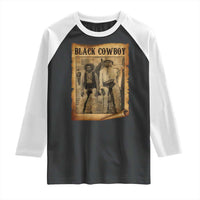 Black Cowboys Raglan Shirt Vintage African American Western Black History - Wonder Print Shop