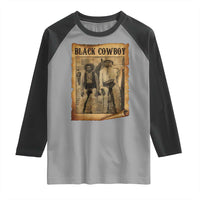 Black Cowboys Raglan Shirt Vintage African American Western Black History - Wonder Print Shop