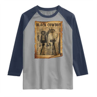 Black Cowboys Raglan Shirt Vintage African American Western Black History - Wonder Print Shop